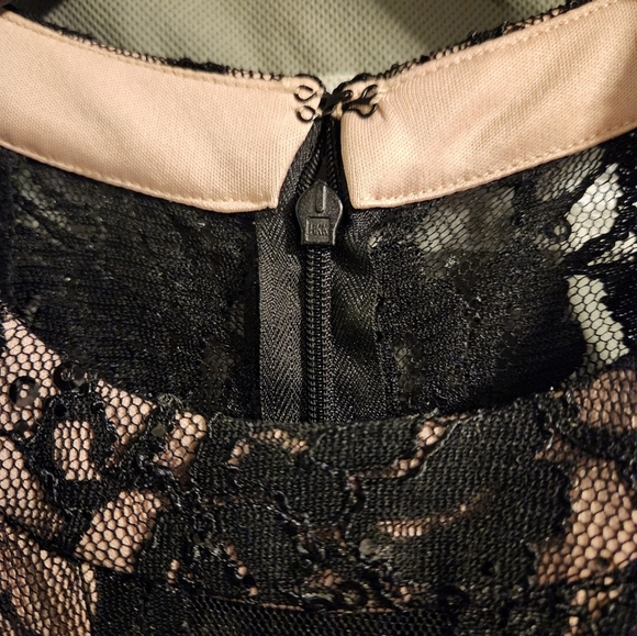 Morgan & Co Lace Halter Style Floor Length dress - Picture 8 of 10